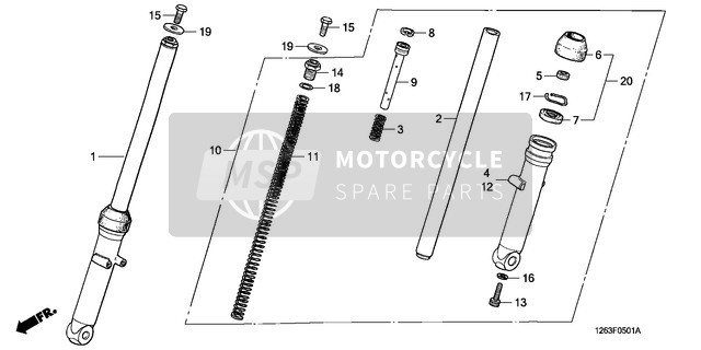 51432051000, Oil Seal, Fr. Fork, Honda, 1